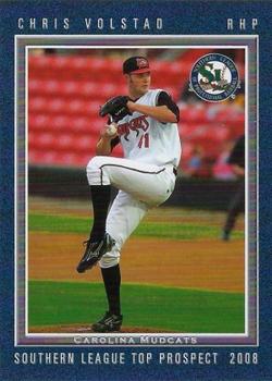 2008 Grandstand Southern League Top Prospects #NNO Chris Volstad Front