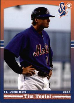 2008 Grandstand St. Lucie Mets #NNO Tim Teufel Front