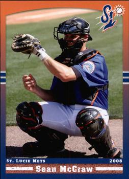 2008 Grandstand St. Lucie Mets #NNO Sean McCraw Front