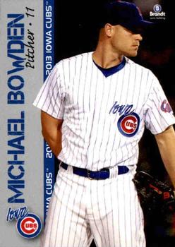 2013 Brandt Iowa Cubs #8 Michael Bowden Front