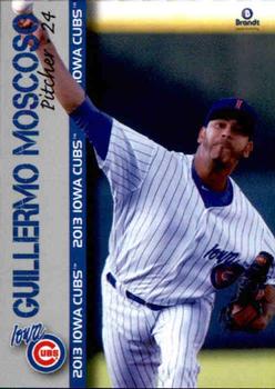 2013 Brandt Iowa Cubs #21 Guillermo Moscoso Front