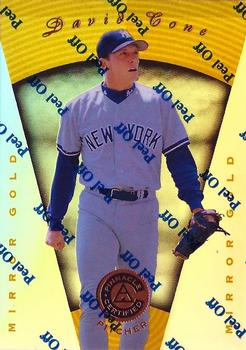 1997 Pinnacle Certified - Mirror Gold #34 David Cone Front