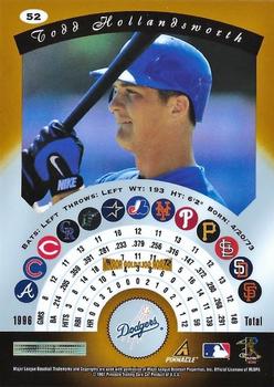 1997 Pinnacle Certified - Mirror Gold #52 Todd Hollandsworth Back
