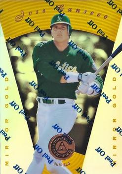 1997 Pinnacle Certified - Mirror Gold #90 Jose Canseco Front