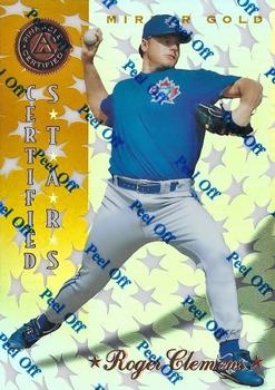 1997 Pinnacle Certified - Mirror Gold #138 Roger Clemens Front