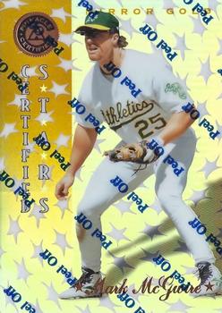 1997 Pinnacle Certified - Mirror Gold #139 Mark McGwire Front
