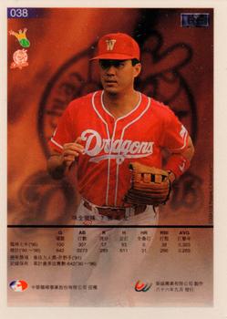 1996 CPBL Pro-Card Series 3 - Baseball Hall of Fame #038 Chao-Li Sun Back