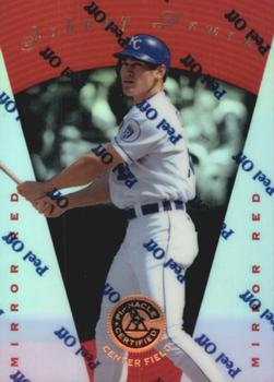 1997 Pinnacle Certified - Mirror Red #104 Johnny Damon Front
