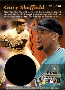 1997 Pinnacle Mint Collection #23 Gary Sheffield Back