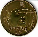1997 Pinnacle Mint Collection - Coins Gold-Plated #22 Ken Caminiti Front