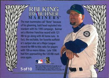 1997 Ultra - RBI Kings #5 Jay Buhner Back