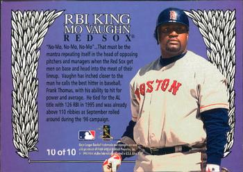 1997 Ultra - RBI Kings #10 Mo Vaughn Back