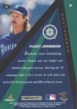 1997 Pinnacle X-Press - Men of Summer #142 Randy Johnson Back