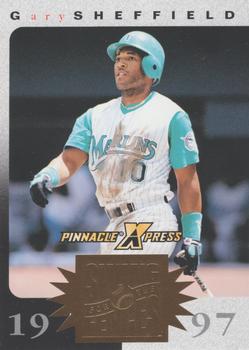 1997 Pinnacle X-Press - Swing for the Fences Upgrade Exchange #NNO Gary Sheffield Front