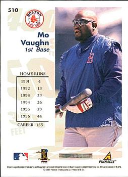1997 Score - Hobby Reserve by Score #510 Mo Vaughn Back