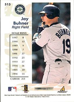 1997 Score - Hobby Reserve by Score #513 Jay Buhner Back