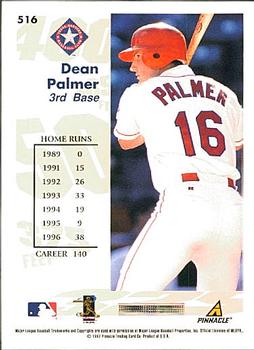 1997 Score - Hobby Reserve by Score #516 Dean Palmer Back