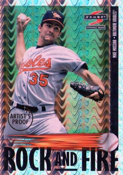 1997 Score - Artist's Proof Holofoil #519 Mike Mussina Front