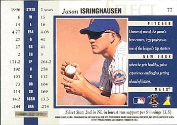 1997 Select - Artist's Proofs #77 Jason Isringhausen Back