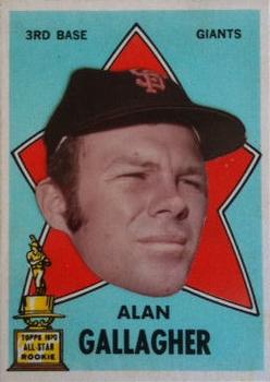 1971 Topps - All-Star Rookies #NNO Alan Gallagher Front