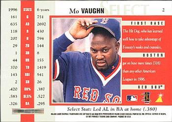 1997 Select - Select Company #2 Mo Vaughn Back