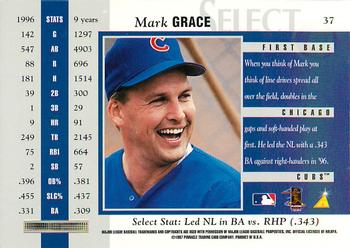 1997 Select - Select Company #37 Mark Grace Back