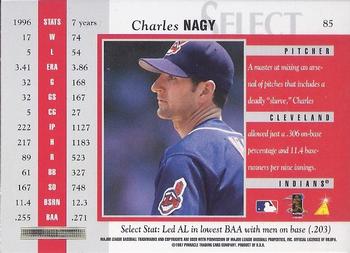 1997 Select - Select Company #85 Charles Nagy Back