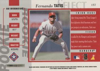 1997 Select - Select Company #157 Fernando Tatis Back