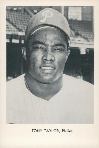 1962 Sports Service Philadelphia Phillies #NNO Tony Taylor Front
