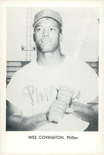 1963 Sports Service Philadelphia Phillies #NNO Wes Covington Front