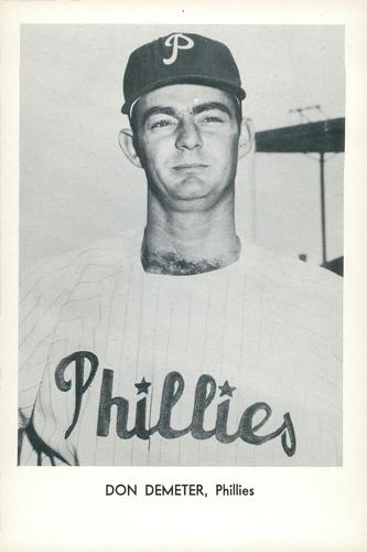 1963 Sports Service Philadelphia Phillies #NNO Don Demeter Front
