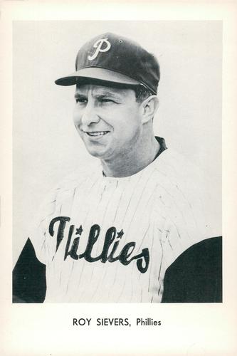 1963 Sports Service Philadelphia Phillies #NNO Roy Sievers Front