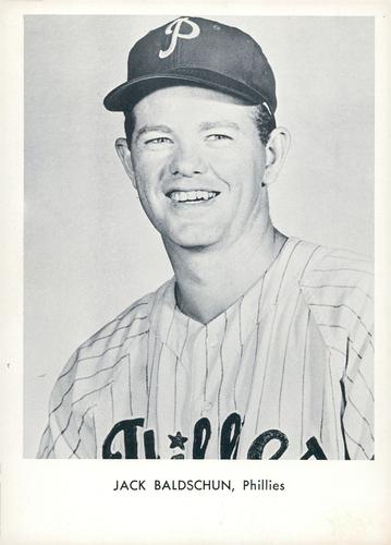 1964 Sports Service Philadelphia Phillies #NNO Jack Baldschun Front