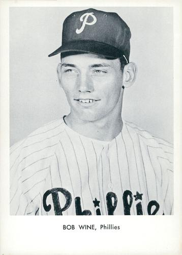1964 Sports Service Philadelphia Phillies #NNO Bob Wine Front