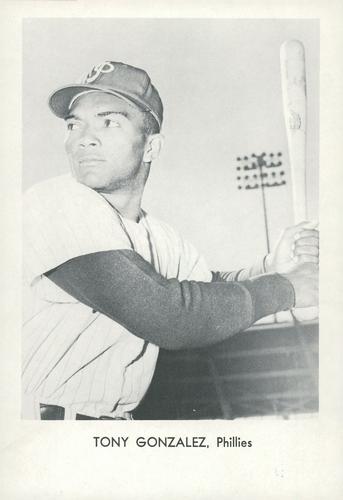 1965 Sports Service Philadelphia Phillies #NNO Tony Gonzalez Front