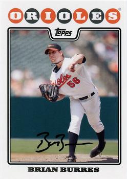 2008 Topps Baltimore Orioles #BAL12 Brian Burres Front