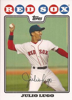 2008 Topps Boston Red Sox #BOS5 Julio Lugo Front