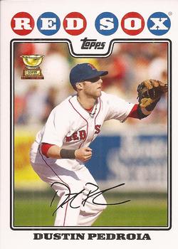 2008 Topps Boston Red Sox #BOS10 Dustin Pedroia Front