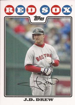 2008 Topps Boston Red Sox #BOS11 J.D. Drew Front