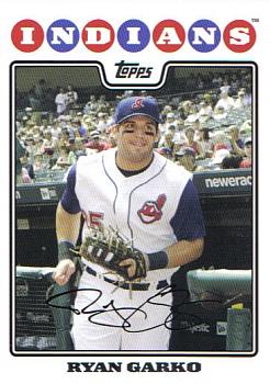 2008 Topps Cleveland Indians #CLE7 Ryan Garko Front