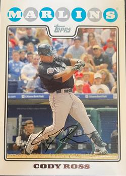 2008 Topps Florida Marlins #FLA12 Cody Ross Front