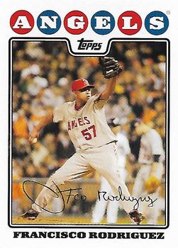 2008 Topps Los Angeles Angels #LAA14 Francisco Rodriguez Front
