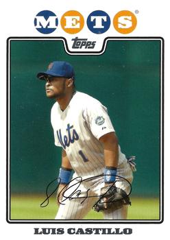 2008 Topps New York Mets #NYM4 Luis Castillo Front