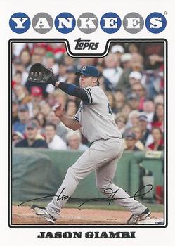 2008 Topps New York Yankees #NYY8 Jason Giambi Front
