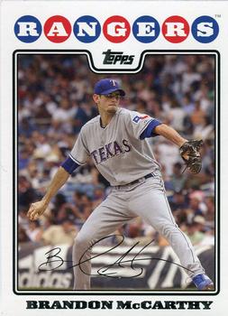 2008 Topps Texas Rangers #TEX5 Brandon McCarthy Front