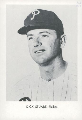 1966 Sports Service Philadelphia Phillies Set A #NNO Dick Stuart Front