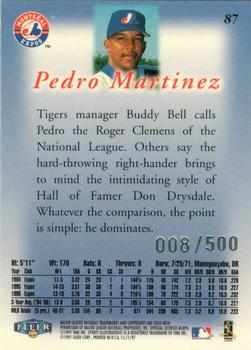 1997 Sports Illustrated - Extra Edition #87 Pedro Martinez Back
