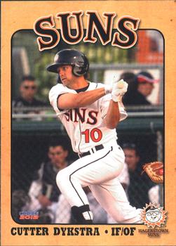 2012 Choice Hagerstown Suns #4 Cutter Dykstra Front