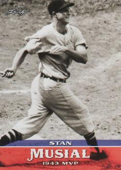2015 Leaf Heroes of Baseball - Stan Musial Milestones #MM-04 Stan Musial Front
