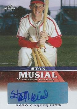 2015 Leaf Heroes of Baseball - Stan Musial Milestones Autographs #MA-SM19 Stan Musial Front